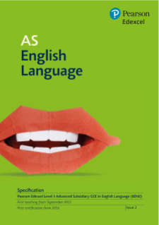 AS English Language 2015 specification